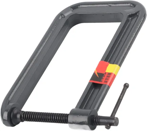 Miniatura 6 de Abrazadera en U de garganta profunda resistente, abrazadera C de alcance profundo de acero, abrazadera versátil con mango en T para freno