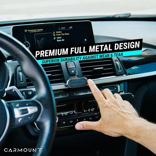 Miniatura 2 de CARMOUNT F1 Soporte para salpicadero de coche Soporte magnético para teléfono de coche, imanes 8X N52 ultra fuertes, rotación de 360°, soporte