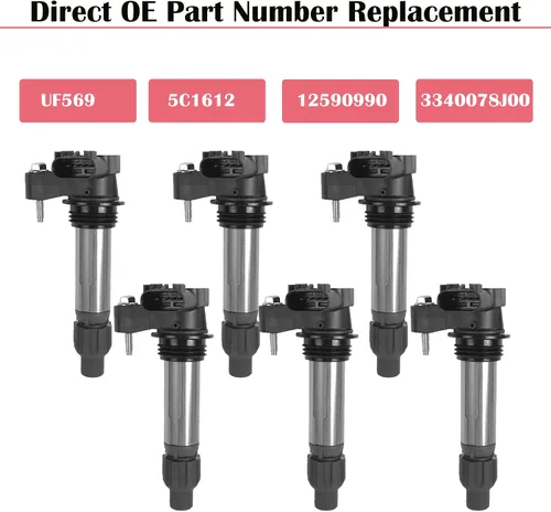 Miniatura 3 de Juego de 6 bobinas de encendido para 3.6 3.0 3.2 V6 Buick Enclave GMC Acadia Terrain Cadillac CTS SRX XTS Chevy Traverse Malibu Impala Equinox 2010