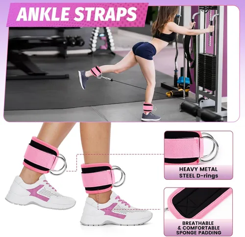 Miniatura 5 de Juego de almohadillas de barra de gimnasio: almohadilla de empuje de cadera para sentadillas Levantamiento de pesas Accesorios de equipo de gimnasio