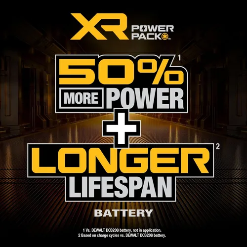 Miniatura 4 de DEWALT 20V MAX XR POWERPACK 8.0 Ah Batería para herramienta eléctrica (DCB2108)