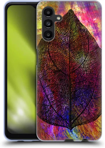 Miniatura 8 de Head Case Designs Haroulita - Funda de gel suave con licencia oficial de Haroulita Neon Tropical Leaves compatible con Samsung Galaxy A13 5G (2021)