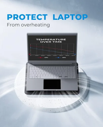 Miniatura 2 de Soporte enfriador Laptop 15.6 in - 17 in HAVIT hv-f2056, delgado, portátil, con suministro de corriente USB (3 ventiladores)
