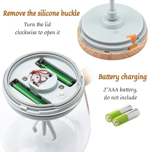 Miniatura 4 de Taza de café eléctrica autoagitable, taza mezcladora de alta velocidad de 13.5 fl oz con tapa, vidrio de borosilicato alto, oficina en casa