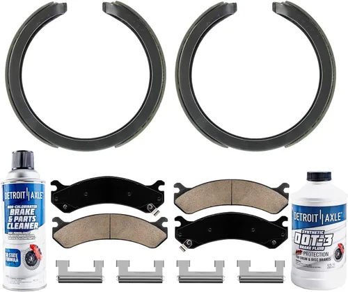 Miniatura 103 de Detroit Axle - Pastillas de freno traseras para Mercedes-Benz C230 C240 C280 C320 C350 CLK320 CLK350 CLK430 E300 E320 E420 E430 SLK350, pastillas