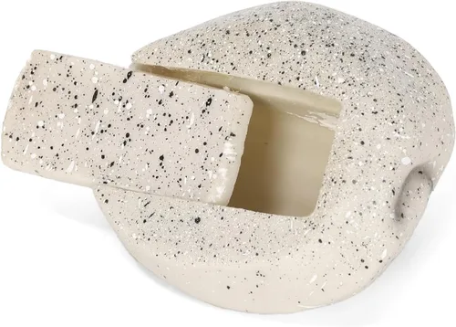 Miniatura 6 de 1 unids impermeable resina falsa piedra al aire libre clave corrector para jardín/patio/decoración al aire libre/decoración oculta blanco