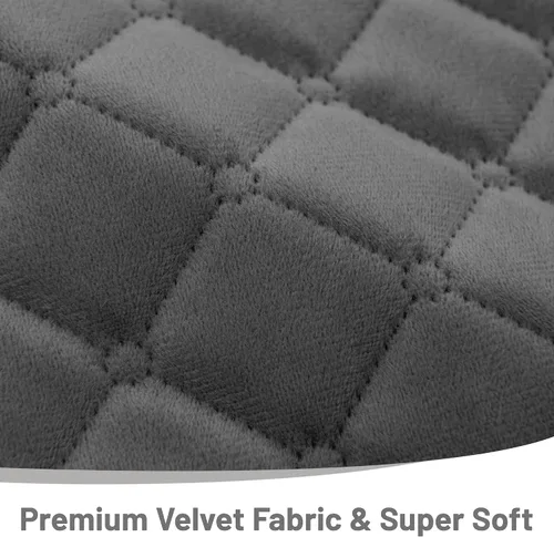Miniatura 2 de Fundas para sofá modular reclinable, de terciopelo en forma de L, funda de consola central para perros y mascotas, lavable antideslizante, 1 funda