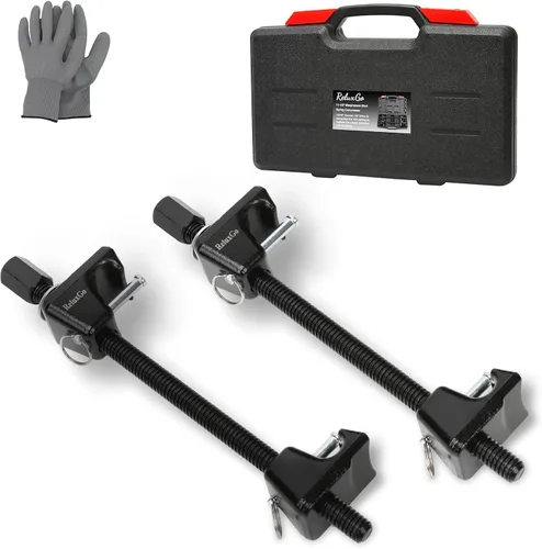 ReluxGo Macpherson - Herramienta de compresor de resorte de puntal, 2 piezas de compresor de resorte helicoidal automotriz de servicio pesado con