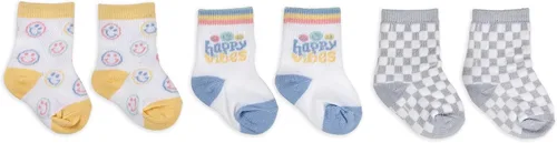 Miniatura 3 de JuJuBe Calcetines a juego para mamá y bebé niño o niña, regalos de baby shower, artículos esenciales para recién nacidos Happy Baby Vibes