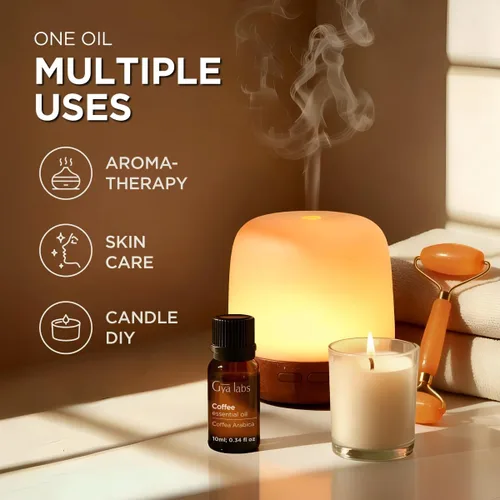 Miniatura 5 de Gya Labs - Aceite esencial de café para relajar y mejorar el estado de ánimo, aceite de café natural para el cuidado de la piel, 100 % puro