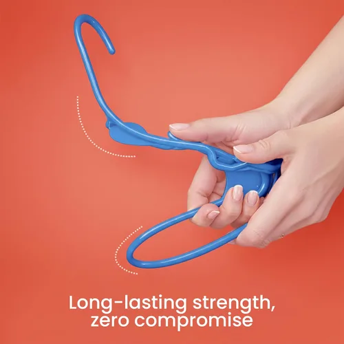 Miniatura 4 de Utopia Home Perchas de plástico paquete de 50 – Percha perfecta para ahorrar espacio – Duradera y fuerte – Organizadores de armario perfectos