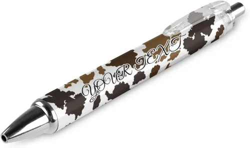 Miniatura 17 de Bolígrafos personalizados con estampado de leopardo negro y azul con punta de lápiz capacitivo, bolígrafos grabados personalizados con nombre