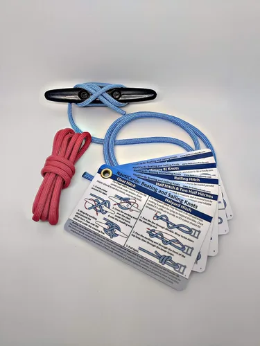 Miniatura 7 de Kit de Amarre de Nudos Náuticos ReferenceReady para Navegantes y Marineros
