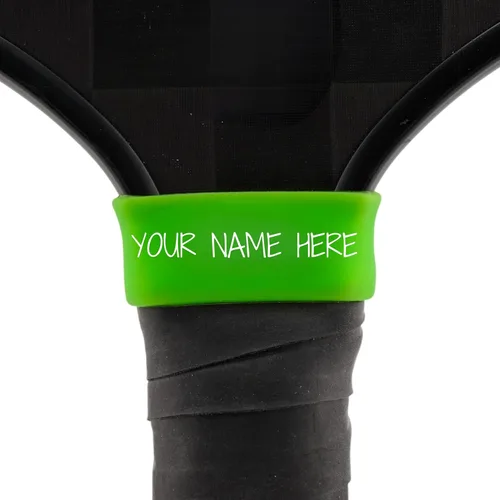 Miniatura 7 de Etiqueta de banda con nombre de paleta de pickleball personalizada, accesorio de agarre personalizado para jugadores, regalos de paleta