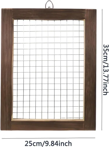 Miniatura 3 de Kit de montaje de helecho cuerno de ciervo, maceta colgante de pared de madera para orquídeas y jardín vertical, tablero de soporte para plantas