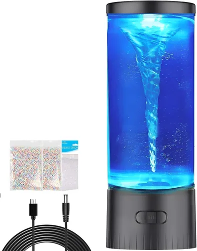 COLORLIFE Twister Hurricane Light: regalo novedoso de decoración de la naturaleza para niños, niñas, hombres, mujeres, mini generador de vórtices