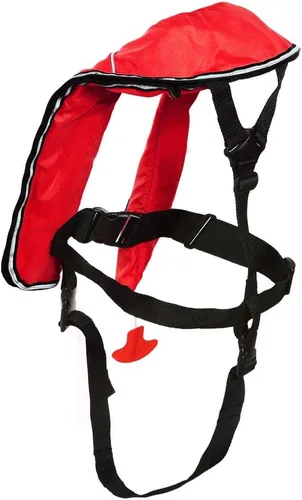 Miniatura 3 de Eyson Chaleco salvavidas inflable inflable para niño automático clásico Rojo