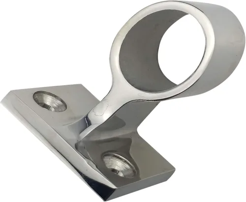Miniatura 4 de Par Heavy Duty 316SS 60 ° Marine Boat Stanchion Hand Rail Fitting IZQUIERDA-FRONT para tubo de 1