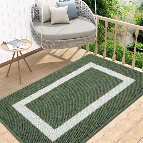 Miniatura 18 de OLANLY Alfombra para Puerta Interior, 59x20, Tapete de Entrada Antideslizante Absorbente Resistente a la Suciedad, Alfombras de Entrada
