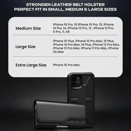 Miniatura 7 de Stronden Funda de cierre magnético para iPhone 17 Pro, 17e, 17, 16 Pro, 16e, 16, 15 Pro, 15, 14 Pro, 14, 13 Pro, 13, 12 Pro, 12, 11, XR - Funda