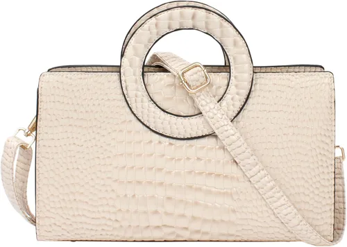 Miniatura 8 de ZLMBAGUS - Bolso de mano para mujer, diseño vintage con solapa y asa, de piel sintética, para llevar al hombro