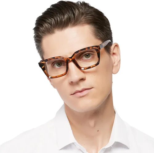 Miniatura 10 de MARE AZZURO Gafas de Lectura Retro Cuadradas +1.75 para Hombre Lentes Grandes 1.0 1.25 1.5 1.75 2.0 2.25 2.5 2.75 3.0 3.5 4.0 5.0 6.0