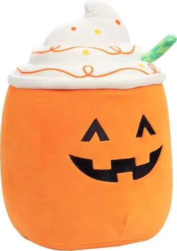 Miniatura 2 de Squishmallows - Peluche original de Lester, The Pumpkin Spice Latte, latte de calabazas y especias, 10 pulgadas, de Jazwares, juguete suave
