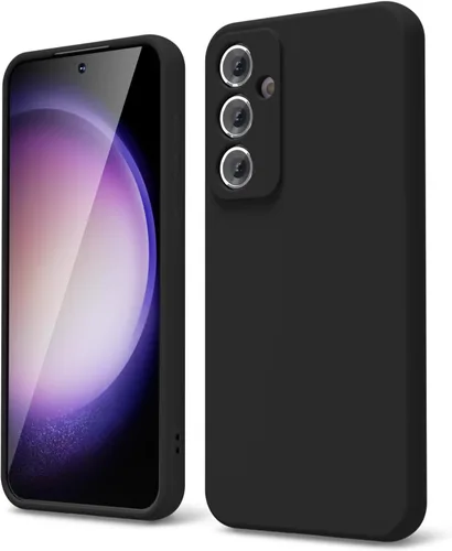 Miniatura 23 de oakxco Funda para teléfono Samsung Galaxy S21 Ultra con agarre de silicona líquida, bonita funda delgada y delgada de goma suave de TPU lisa