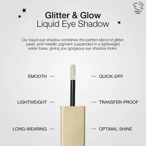 Miniatura 4 de Stila Magnificent Metals Glitter And Glow Sombra de ojos líquida Perlina