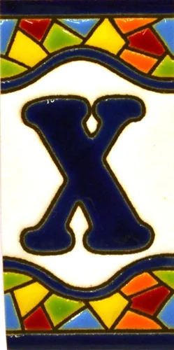 Miniatura 12 de Números de casa 3 pulgadas. Azulejos de números de casa pintados a mano para letreros, direcciones y nombres. Números de dirección para casas.