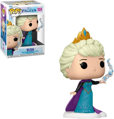 Miniatura 6 de POP Disney: Ultimate Princess - Figura de vinilo de Elsa Funko (con funda protectora de caja compatible), multicolor, 3.75 pulgadas