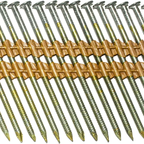 Miniatura 3 de 2-3/8 pulgadas x .113 (8d) 21 grados de plástico de 21 grados en tira de plástico - (caja pequeña) ~ 700 clavos