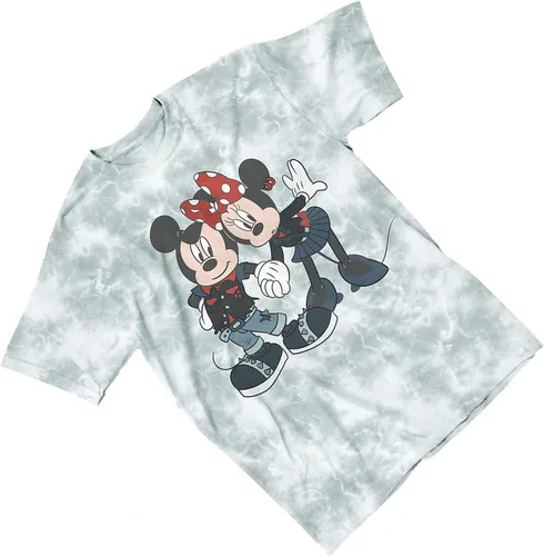Miniatura 3 de Disney Camisa de moda de Mickey Mouse para mujer, ropa de Mickey y Minnie Mouse, camiseta de teñido anudado de Mickey Mouse