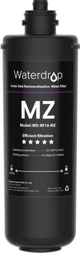 Miniatura 9 de Waterdrop RF10 - Cartucho de filtro de repuesto para filtro de agua debajo del fregadero 10UA/10UB, reduce PFAS, PFOA/PFOS, plomo, cloro, mal sabor