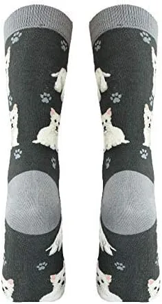 Miniatura 5 de Calcetines para amantes de las mascotas, divertidos, para todas las estaciones, talla única, para mujeres y hombres, regalos de gatos y perros
