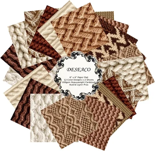 Miniatura 10 de Bloc de recortes de flores de abeja de miel, 24 hojas de 6 x 6 pulgadas, hojas de manualidades de un solo lado para hacer tarjetas, diarios