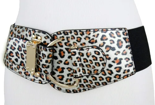 Miniatura 102 de TFJ - Cinturón ancho de moda para mujer, cintura alta, hebilla de gancho de metal dorado, talla XS, S, M, L, XL