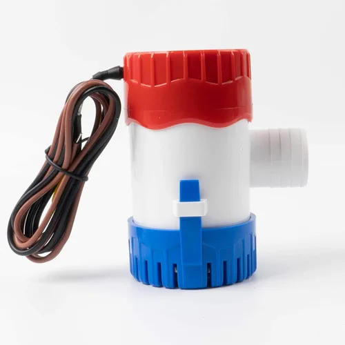 Miniatura 4 de Sanuke Bomba de achique de 500 GPH, salida de 3/4", eléctrica de 12V para accesorios de bomba de agua marina sumergible para barco, bomba de agua