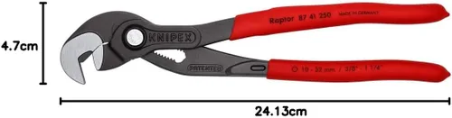 Miniatura 8 de KNIPEX - 87 41 250 Herramientas RAP - Alicates Raptor (8741250) Rojo 10 pulgadas