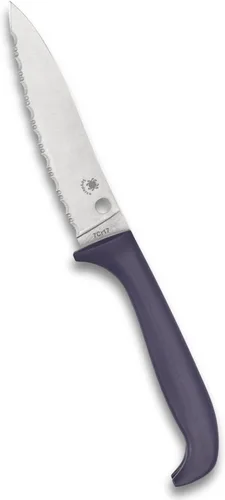 Miniatura 11 de Spyderco Counter Puppy - Cuchillo de cocina de 6.9 pulgadas con hoja de acero inoxidable 7Cr17 resistente a la corrosión de 3.46 pulgadas y mango
