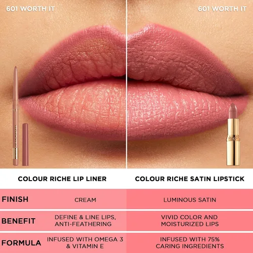 Miniatura 6 de L'Oréal Paris Color Riche Lip Liner Ciruela duradera