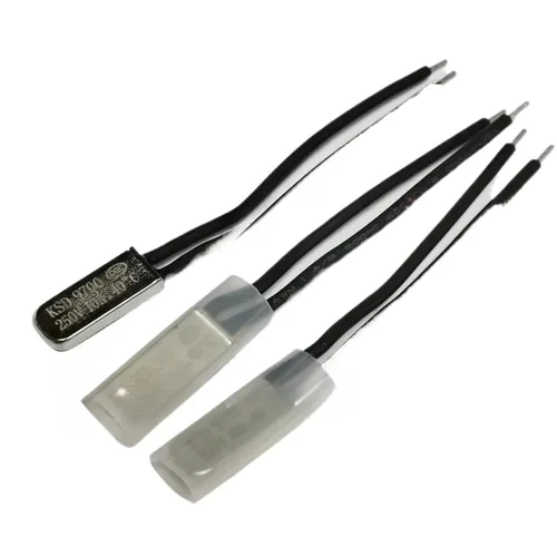 50 KSD9700 10A 250V Normally Closed Metal Temperature Switch Thermal Protectors for 40-130 Degrees Celsius(Army Green)