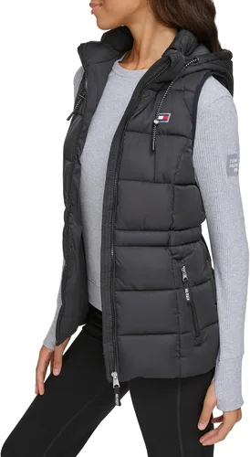 Miniatura 3 de Tommy Hilfiger Chaleco con capucha y cremallera completa para mujer