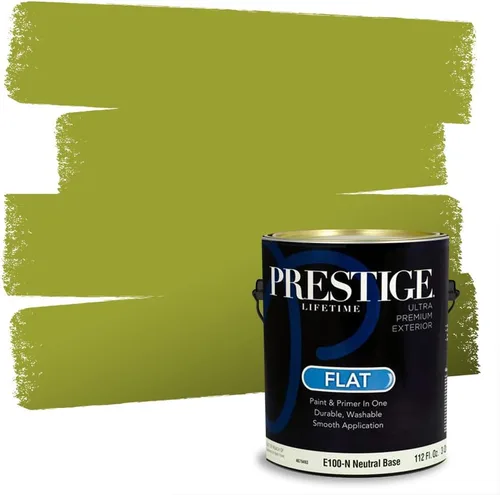 Miniatura 124 de PRESTIGE Pinturas Pintura interior e imprimación en uno, 1 galón, cáscara de huevo, aventura