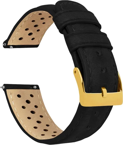 Miniatura 55 de Barton Racing & Rally Horween - Correas de cuero con barras de resorte de liberación rápida integradas, longitud estándar para muñecas de 5 a 8
