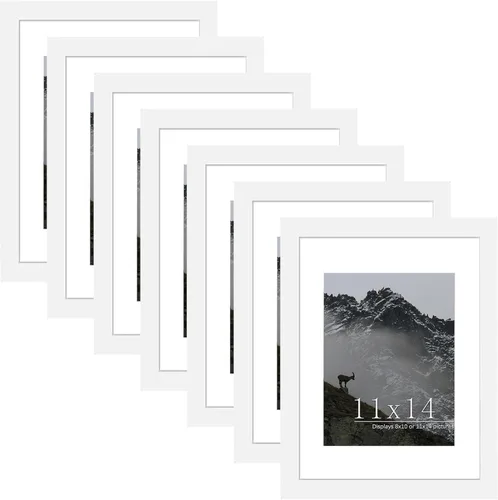 Miniatura 20 de Picrit Marco negro para póster de 24 x 34 pulgadas, paquete de 7 unidades, para fotos de 20 x 30 pulgadas con paspartú o de 24 x 34 pulgadas sin