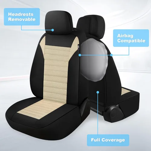Miniatura 5 de VarCozy Juego de fundas de asiento MeshFlex