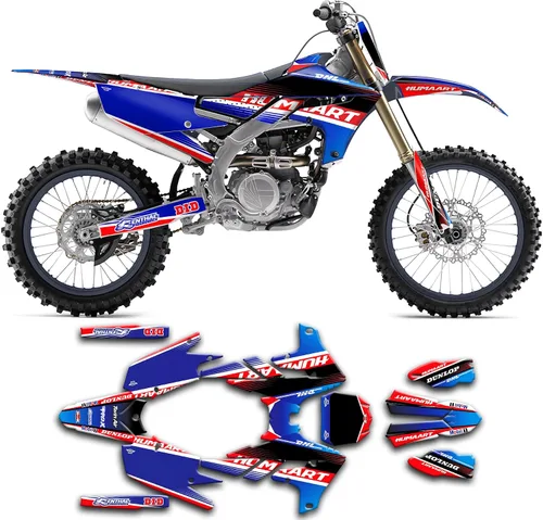 Miniatura 13 de juego de calcomanías para YZF250 YZ250F 2019 2020 2021 2022 2023, YMYZF25194518N001-KO
