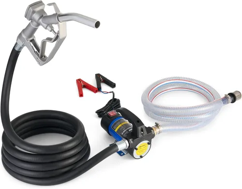 Miniatura 12 de Orion Motor Tech Bomba de transferencia de gasolina de 12 GPM, bomba de transferencia de combustible eléctrica de 12V con cebado para diesel, Bomba