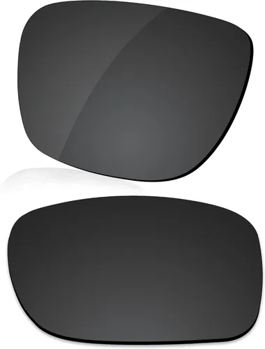 Miniatura 2 de LenzReborn Lente polarizada de repuesto para gafas de sol Oakley Sliver OO9262 - Negro oscuro+gris plateado+rojo fuego+azul hielo